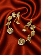 Rajasi Pachi Kundan Ear Cuff
