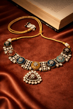 Rangoli Stone Statement Necklace Set