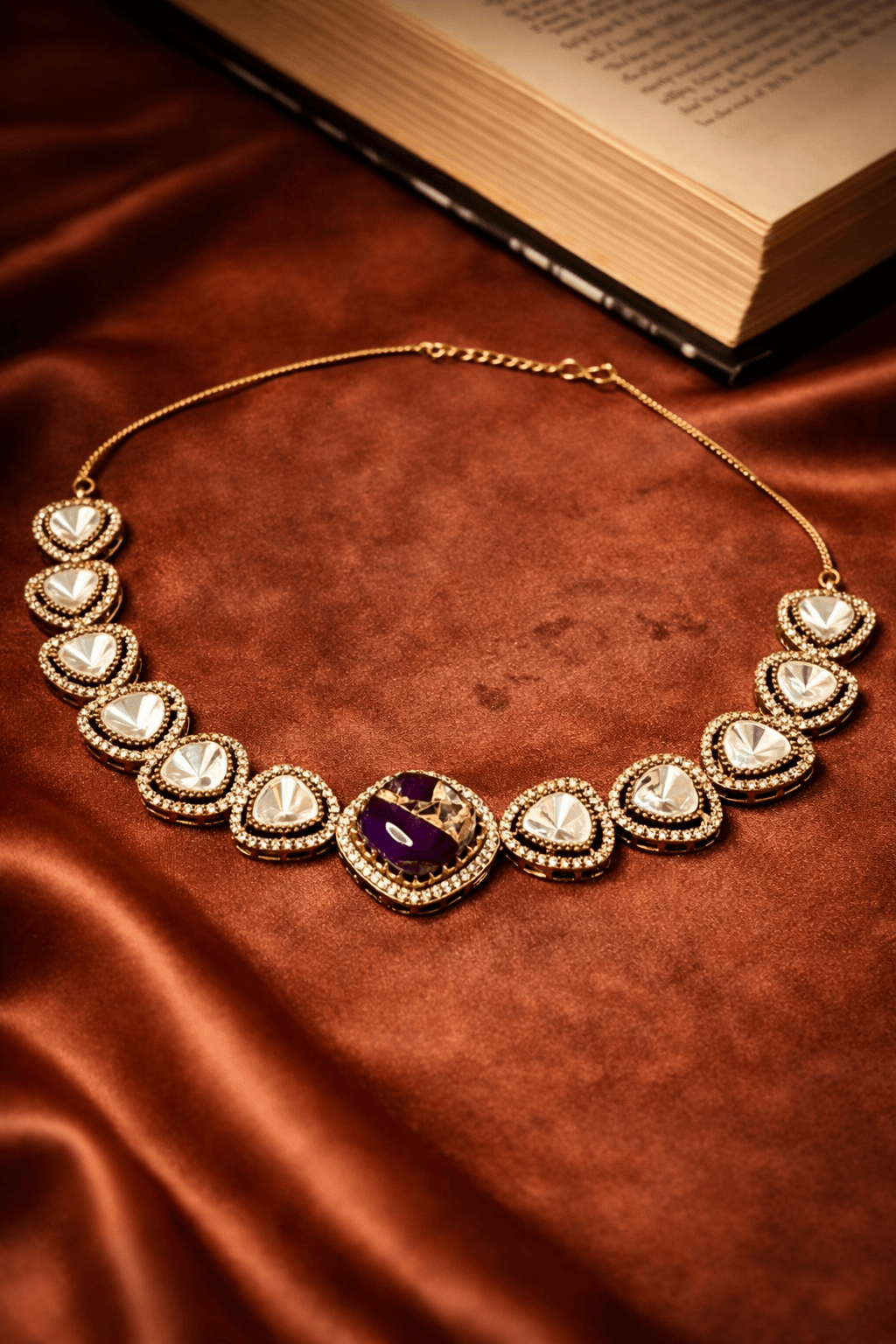 Ada Stone Statement Necklace Set