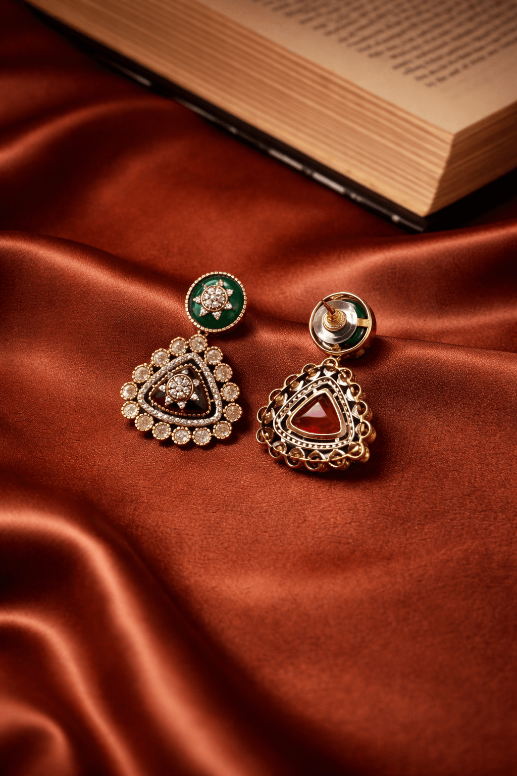 Rangoli Stone Statement Necklace Set