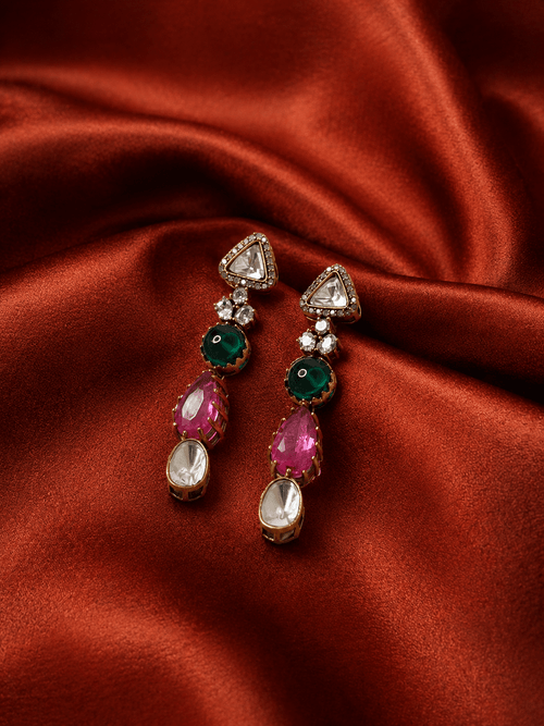 Aab Stone Statement Earrings