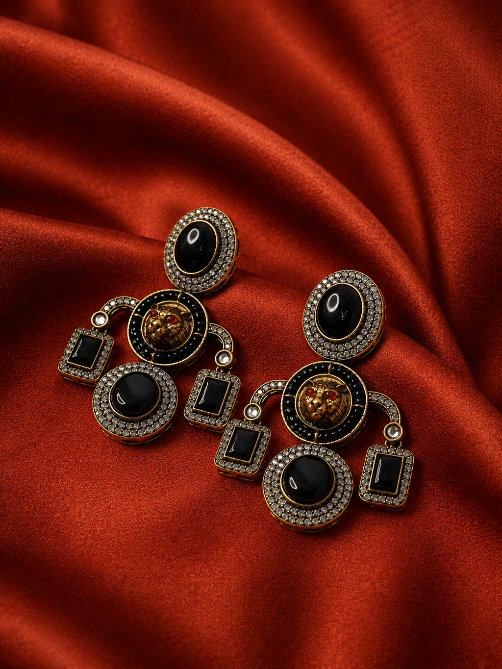 Nawabi Stone Statement Danglers