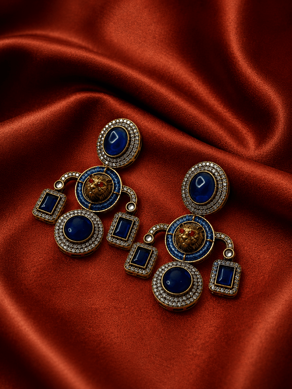 Nawabi Stone Statement Danglers