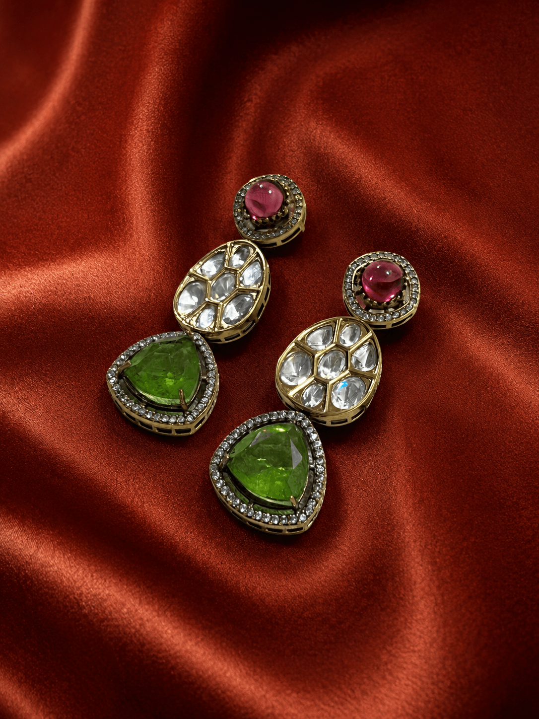 Zara Stone statement Earrings