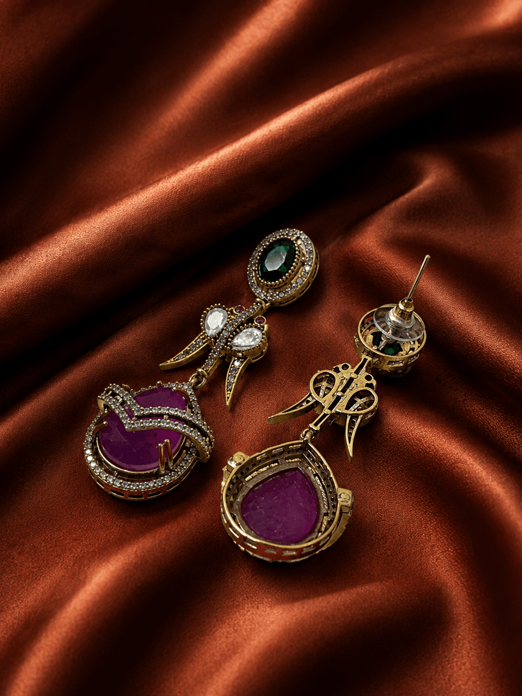 Humsafar Stone Statement Danglers