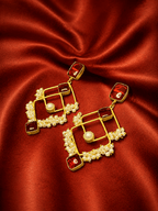 Naaz Stone Statemnt Earrings