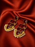 Atish Stone Statement Earrings