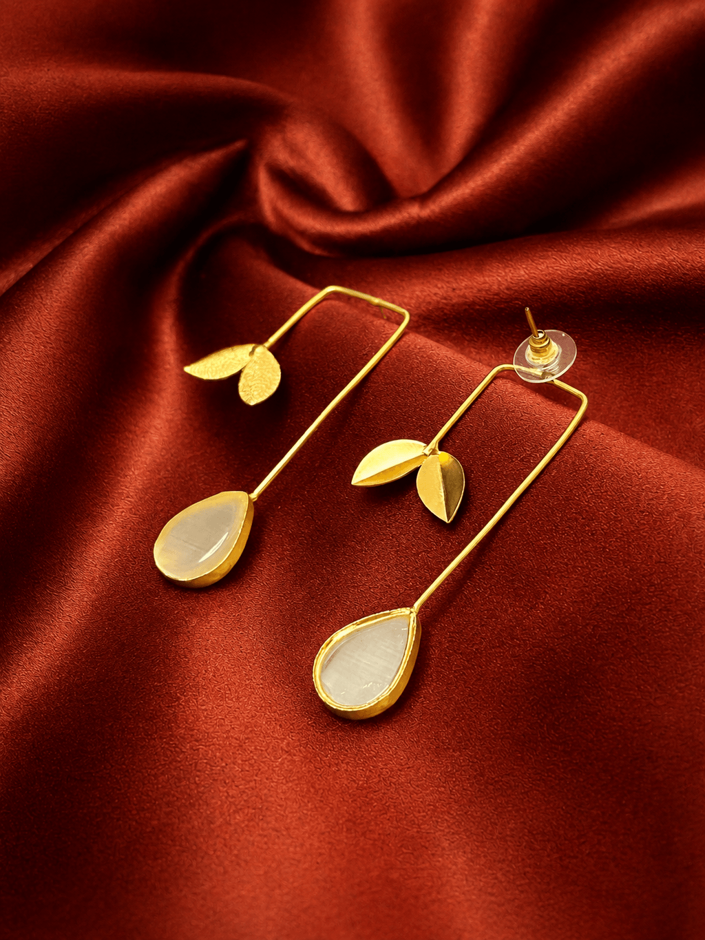Ziva Stone Statement Earrings