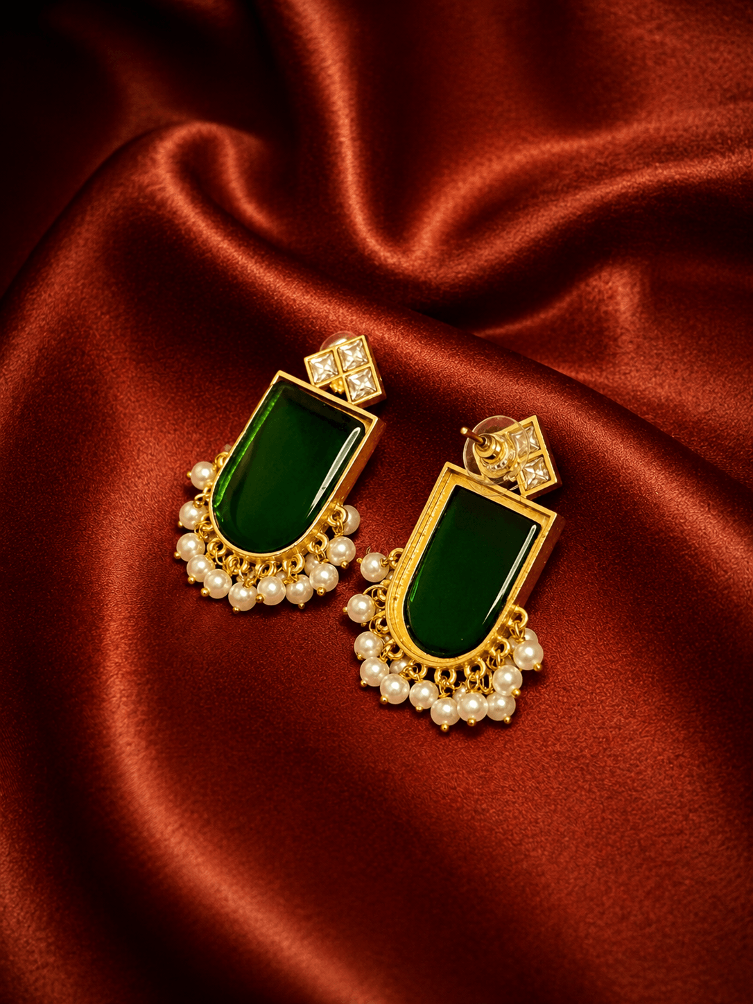 Riva Stone Statement Earrings