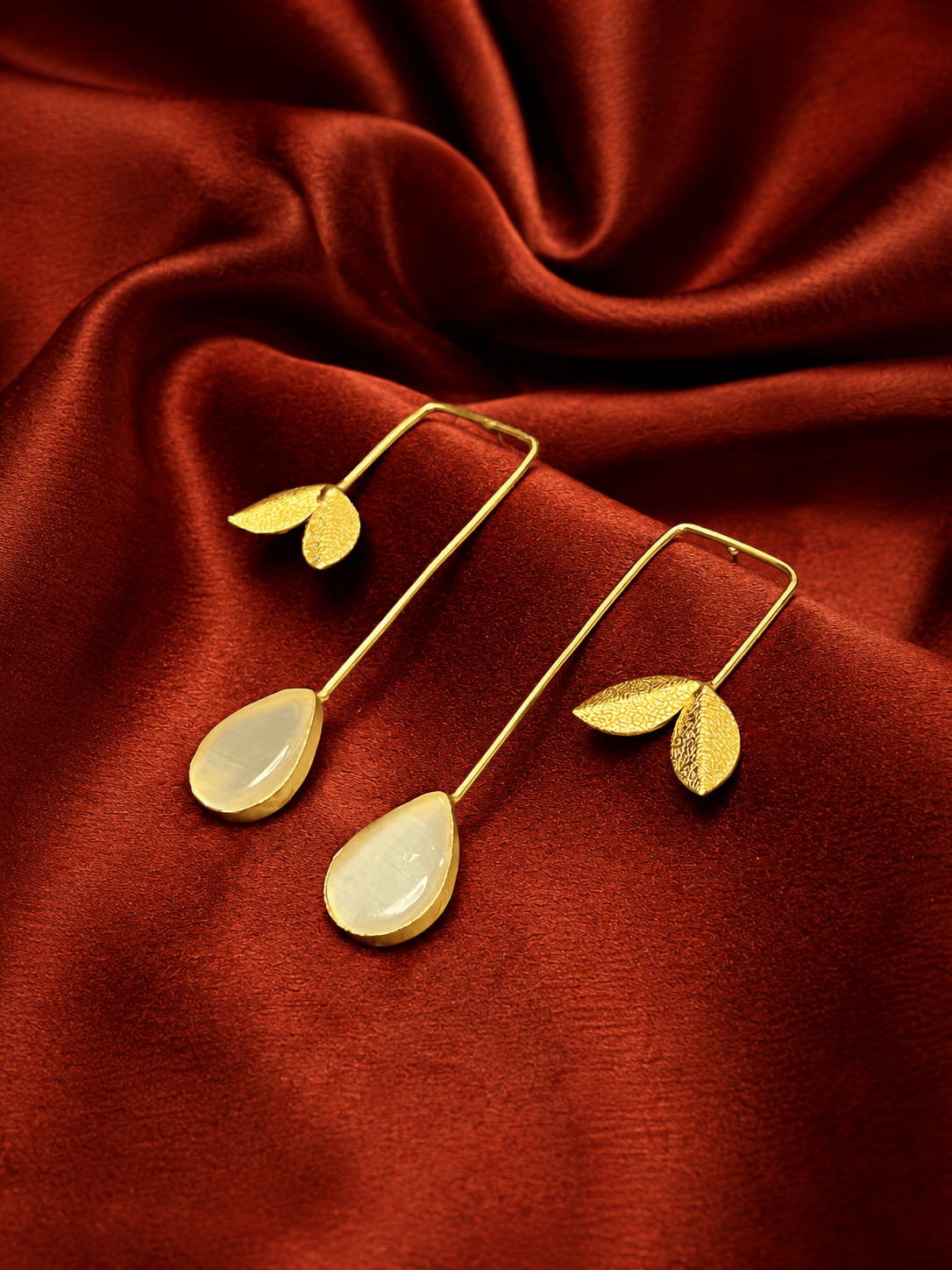 Ziva Stone Statement Earrings