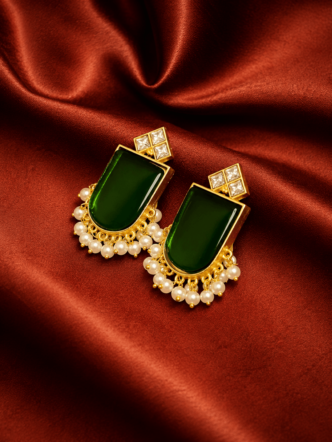 Riva Stone Statement Earrings