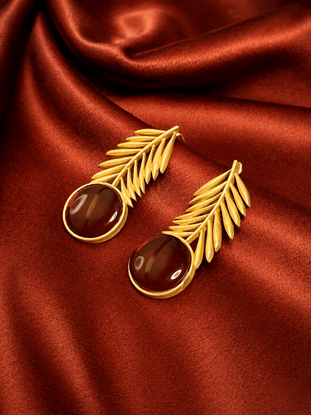 Pankhuri Stone Statement Earrings