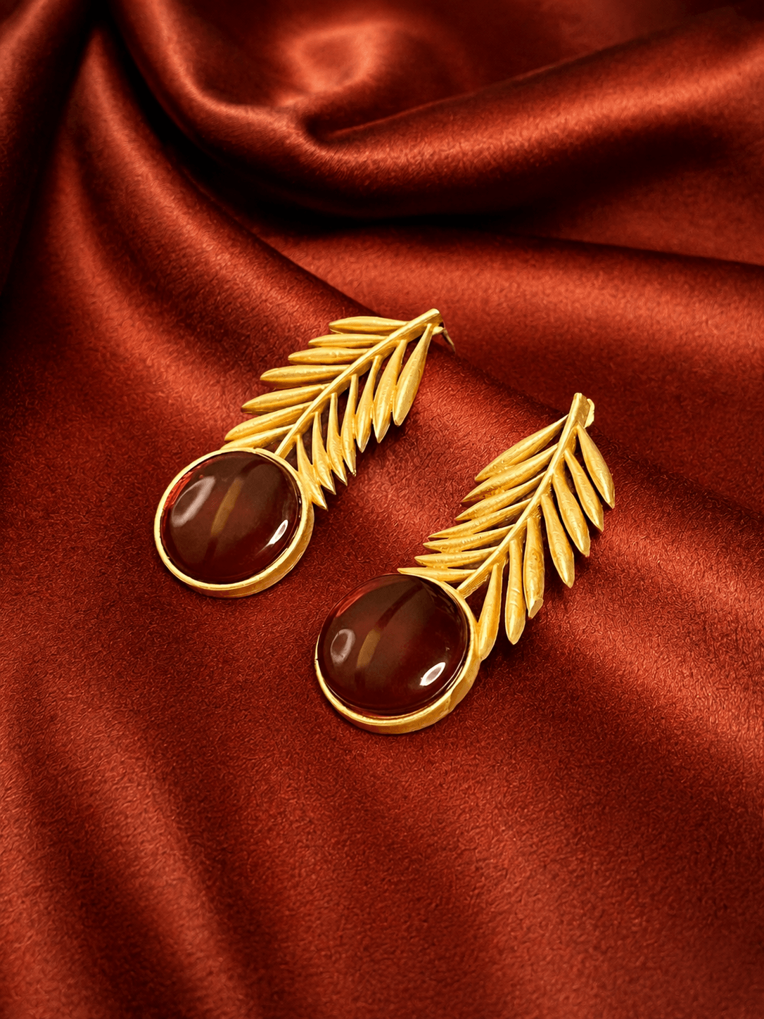 Pankhuri Stone Statement Earrings