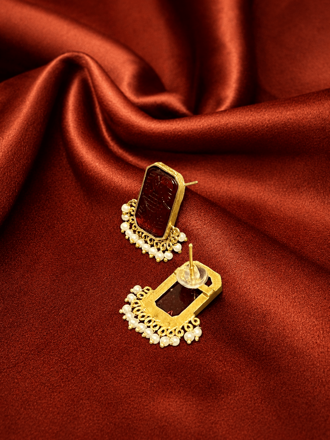 Aira Stone Statement Studs