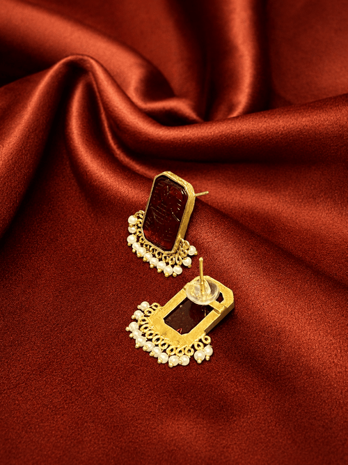 Aira Stone Statement Studs