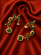 Rajasi Pachi Kundan Ear Cuff